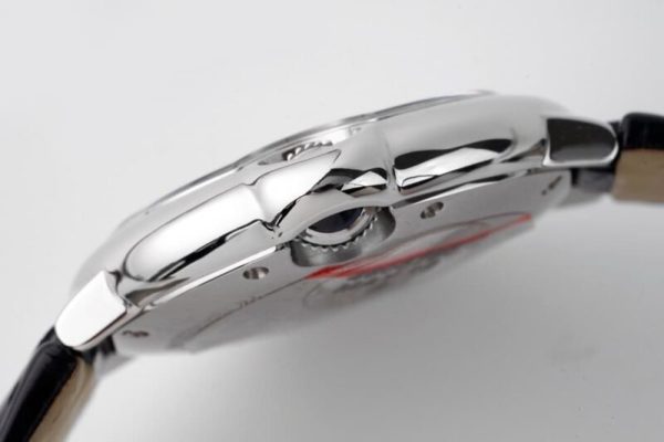 Cartier Ballon Bleu W6920085 White Dial Leather Quartz Movement Best Replica AF 33mm