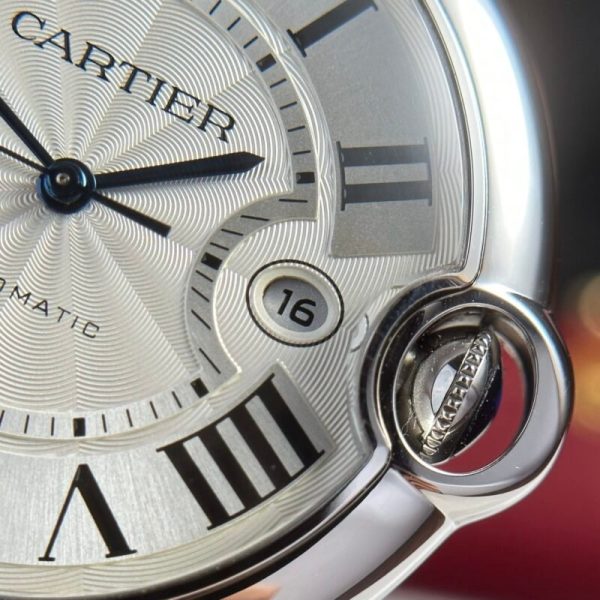 Cartier Ballon Bleu W69012Z4 White Dial Best Replica 42mm