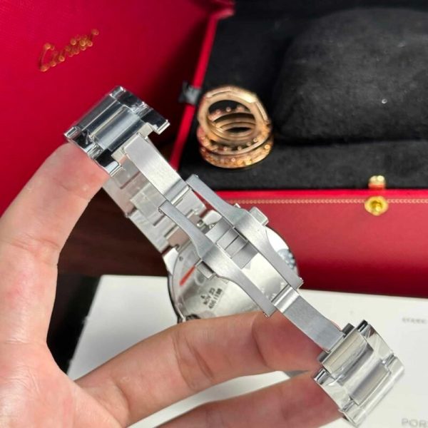 Cartier Ballon Bleu W69012Z4 White Dial Best Replica 42mm
