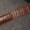 Cartier Ballon Bleu W6920037 Rose Gold Brown Dial Leather Strap Best Replica AF 42mm