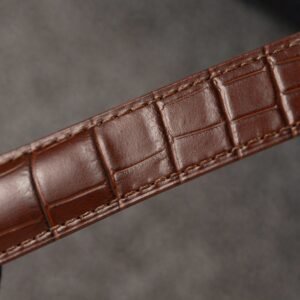 Cartier Ballon Bleu W6920037 Rose Gold Brown Dial Leather Strap Best Replica AF 42mm