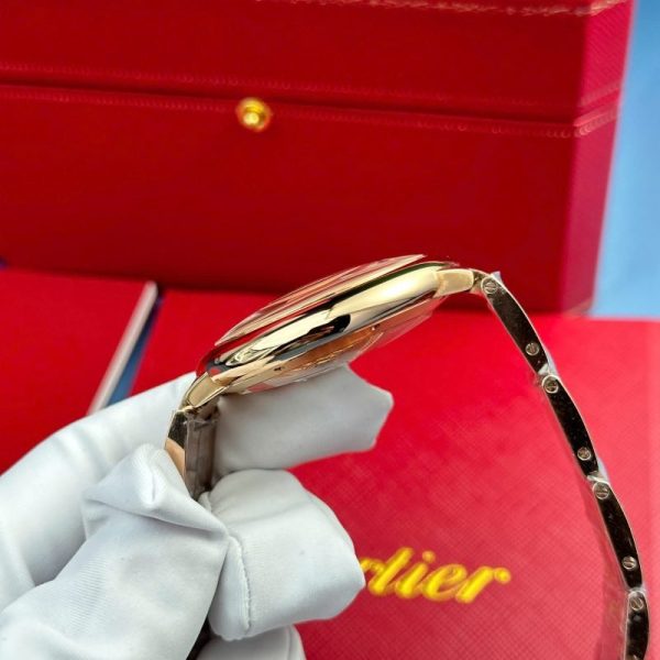 Cartier Ballon Bleu WGBB0039 Rose Gold White Dial Best Replica AF 42mm