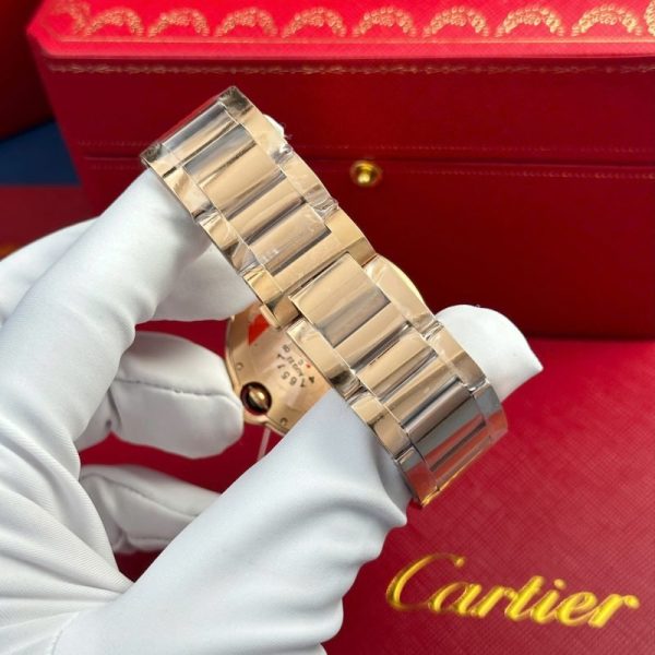 Cartier Ballon Bleu WGBB0039 Rose Gold White Dial Best Replica AF 42mm