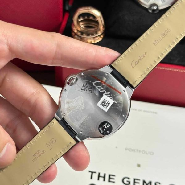 Cartier Ballon Bleu WSBB0026 White Dial Leather Men Watch Best Replica AF 42mm
400 USD