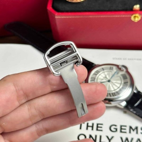 Cartier Ballon Bleu WSBB0026 White Dial Leather Men Watch Best Replica AF 42mm
400 USD