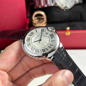 Cartier Ballon Bleu WSBB0026 White Dial Leather Men Watch Best Replica AF 42mm
400 USD