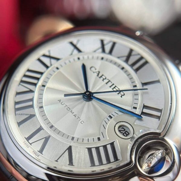 Cartier Ballon Bleu WSBB0026 White Dial Leather Men Watch Best Replica AF 42mm
400 USD