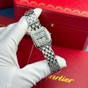 Cartier Panth??re Steel Ladies MOP Dial Diamond Bezel Best Replica AF 27mm x 36mm