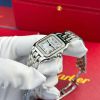 Cartier Panth??re Steel Ladies MOP Dial Diamond Bezel Best Replica AF 27mm x 36mm