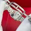 Cartier Panth??re Steel Ladies MOP Dial Diamond Bezel Best Replica AF 27mm x 36mm
