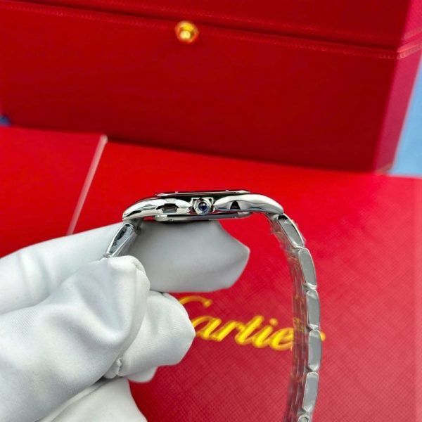 Cartier Panth??re Steel Ladies MOP Dial Best Replica AF 27mm x 36mm