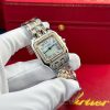 Cartier Panth??re Two Tone Rose Gold MOP Dial Diamond Bezel Best Replica AF 27mm x 36mm