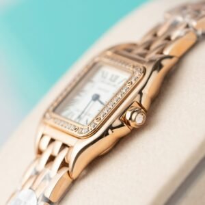 Cartier Panth??re WJPN0049 Rose Gold Diamond Bezel Ladies Replica BVF 22mm x 30mm