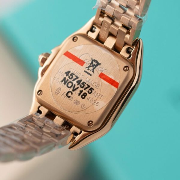 Cartier Panth??re WJPN0049 Rose Gold Diamond Bezel Ladies Replica BVF 22mm x 30mm