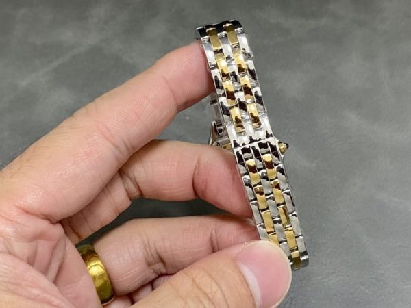 Cartier Panth??re de Cartier Small Model Two Tone Yellow Gold White Dial Best Replica BVF 23mm x 30mm