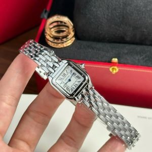 Cartier Panth??re de Cartier Steel Small Model White Dial Best Replica BVF 23mm x 30mm