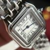 Cartier Panth??re de Cartier Steel Small Model White Dial Best Replica BVF 23mm x 30mm