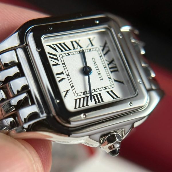 Cartier Panth??re de Cartier Steel Small Model White Dial Best Replica BVF 23mm x 30mm