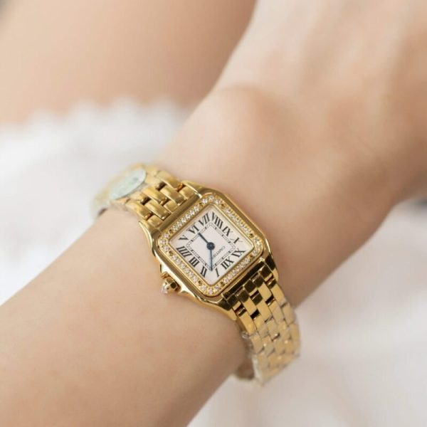 Cartier Panth??re de Cartier WJPN0067 Yellow Gold Diamond Bezel Replica BVF 22mm x 30mm