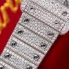 Cartier Santos Iced Out VVS1 Clarity Moissanite Large Model Best Replica 39.8mm