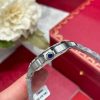Cartier Santos Large Model White Dial Custom Moissanite Bezel Best Replica BVF 39.8mm