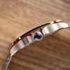 Cartier Santos Two Tone Yellow Gold White Dial Large Model Best Replica BVF 39.8mm