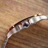 Cartier Santos Two Tone Yellow Gold White Dial Large Model Best Replica BVF 39.8mm