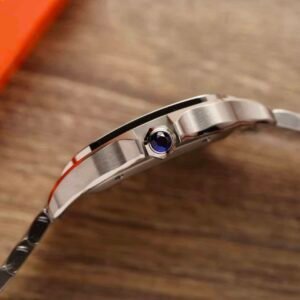 Cartier Santos Large Model White Dial Best Replica BVF 39.8mm