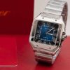 Cartier Santos Blue Dial Large Model Best Replica BVF 39.8mm
