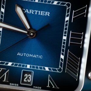 Cartier Santos Blue Dial Large Model Best Replica BVF 39.8mm