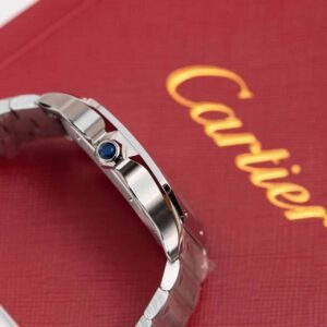 Cartier Santos Blue Dial Large Model Best Replica BVF 39.8mm