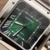 Cartier Santos Large Model Green Dial Best Replica BVF 39.8mm