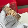 Cartier Santos de Cartier Rose Gold White Dial Medium Model Best Replica BVF 35.1mm