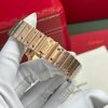 Cartier Santos de Cartier Rose Gold White Dial Medium Model Best Replica BVF 35.1mm