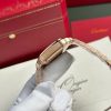 Cartier Santos de Cartier Rose Gold White Dial Medium Model Best Replica BVF 35.1mm