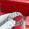 Cartier Tank Francaise W4TA0020 Small Model Silver Sunray Dial Diamond Bezel Replica 25.7 x 21.2mm