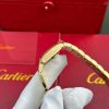 Cartier Tank Francaise WGTA0114 Small Model Ladies Golden Sunray Dial Yellow Gold Replica 25.7 x 21.2mm