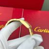 Cartier Tank Francaise WJTA0062 Golden Sunray Dial Yellow Gold Stone-set Bezel Replica 25.7 x 21.2mm