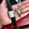 Cartier Tank Solo Extra Large White Dial Leather Strap Best Replica AF 31mm x 41mm