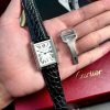 Cartier Tank Solo Extra Large White Dial Leather Strap Best Replica AF 31mm x 41mm