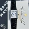Cartier Tank Solo Extra Large White Dial Leather Strap Best Replica AF 31mm x 41mm