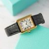 Cartier Tank Solo W5200002 Yellow Gold Ladies Small Model Leather Replica 31 x 24mm