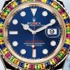 Rolex Yacht Master 116695 Black Rubber Strap Blue Dial 40MM Mens Replica Watch