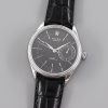 Rolex Cellini Date 50519 Black Leather Black Dial 39mm Mens Replica Watch