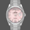 Rolex Day-Date 128239 White Gold Pink Opal Dial 36MM Unisex Replica Watch