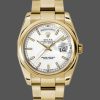 Rolex Day-Date 118208 White Dial Yellow Gold 36mm Unisex Replica Watch