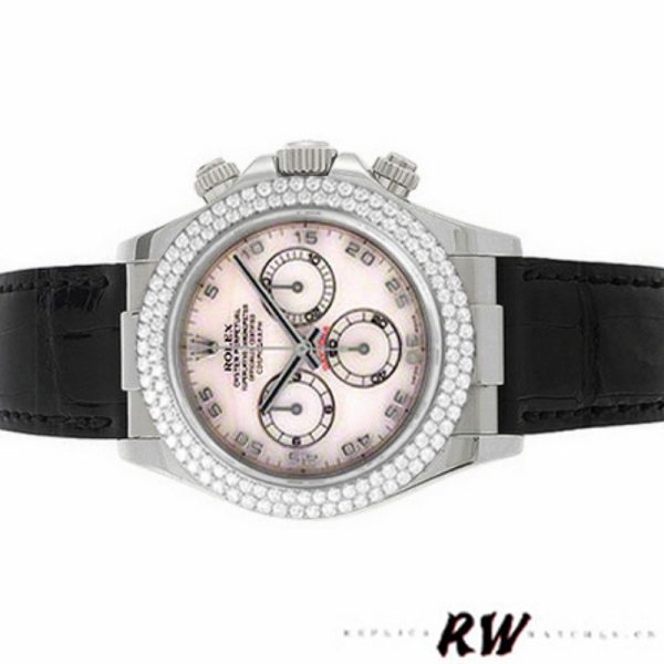 Rolex Cosmograph Daytona 116589 White MOP Arabic Dial 40MM Mens Replica Watch