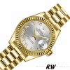 Rolex Datejust 279178 Silver Roman Dial Fluted Bezel 28mm Lady Replica Watch