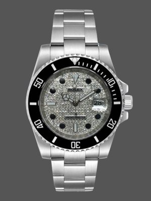 Rolex Yacht Master 116695 Stainless Steel Diamond Paved Dial 40MM Mens Replica Watch