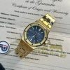 Audemars Piguet Royal Oak 15450BA Yellow Gold Blue Dial Replica IP Factory 37mm